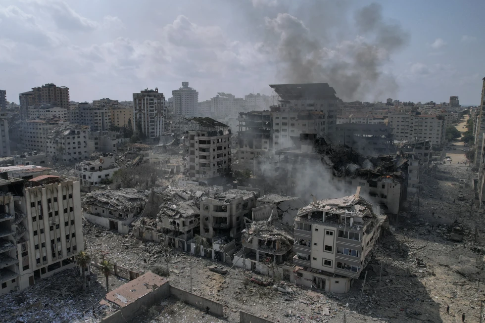 edificios destruidos en Gaza