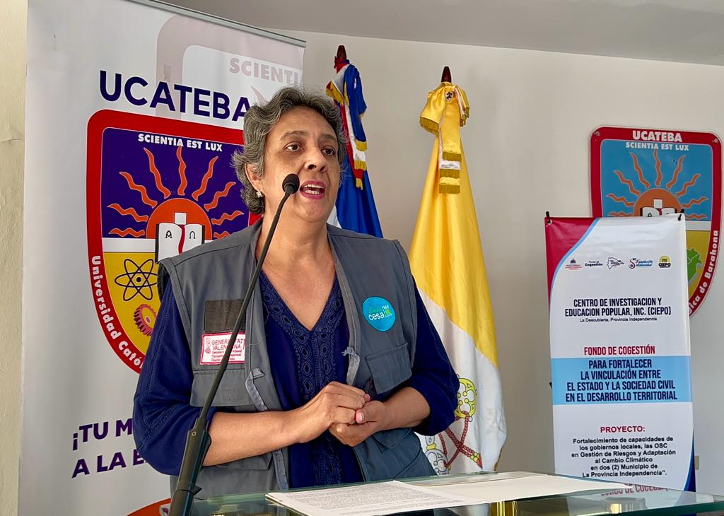 La directora de CESAL dominicana, Mirna Nancy Lee