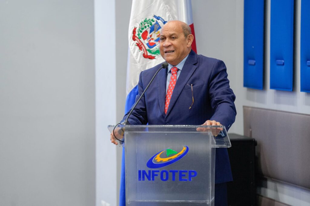 El director generel Instituto Nacional de Formación Técnico Profesional (INFOTEP), Rafael Santos Badía, destacó los logros 