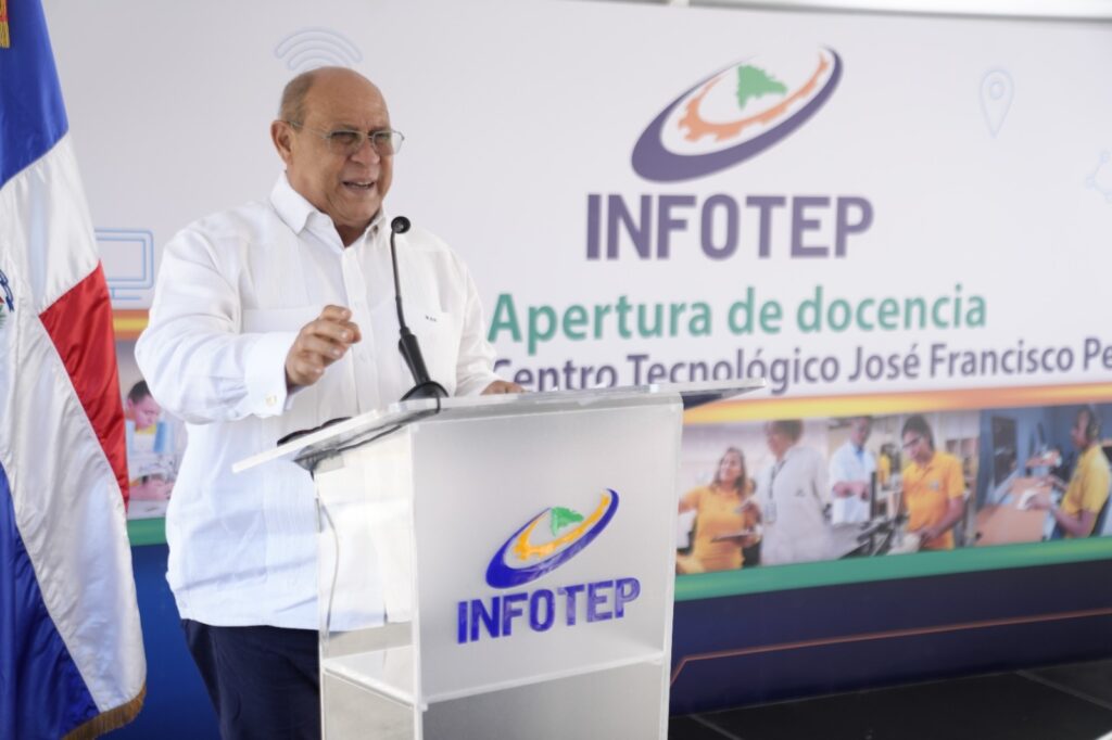 El Instituto Nacional de Formación Técnico Profesional (INFOTEP) dejó iniciados los programas de capacitación en su nuevo Centro Tecnológico 