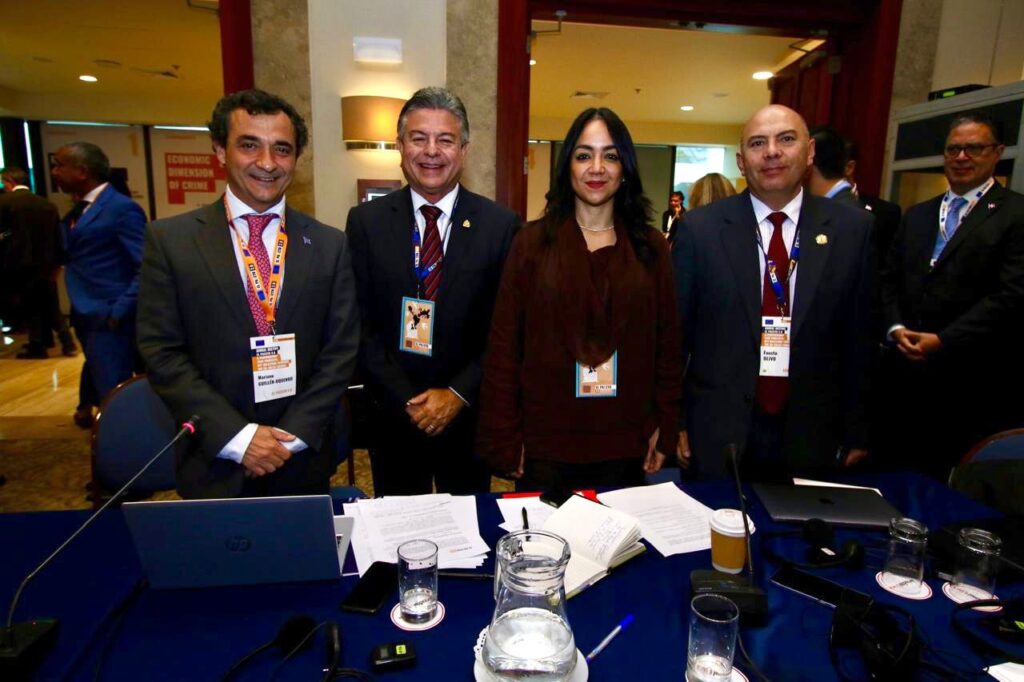 La ministra de Interior y Policía de la República Dominicana, Faride Raful, participó en el Annual Meeting de El PACCTO 2.0, donde reiteró el compromiso del país con la cooperación internacional para enfrentar el crimen organizado, fortalecer la seguridad ciudadana y promover políticas públicas sustentadas en estadísticas.