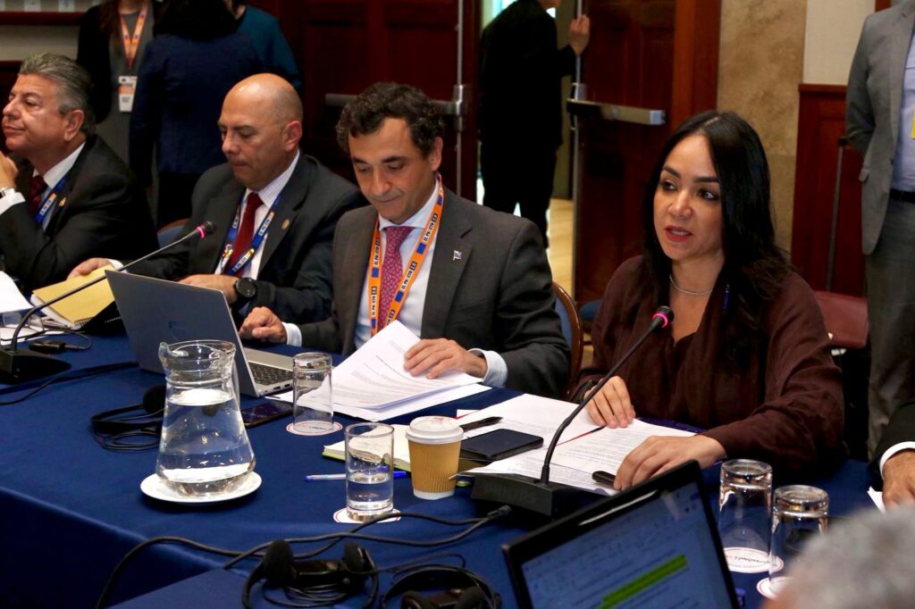 La ministra de Interior y Policía de la República Dominicana, Faride Raful, participó en el Annual Meeting de El PACCTO 2.0, donde reiteró el compromiso del país con la cooperación internacional para enfrentar el crimen organizado, fortalecer la seguridad ciudadana y promover políticas públicas sustentadas en estadísticas.