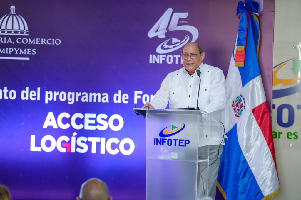 -El Instituto Nacional de Formación Técnico Profesional (INFOTEP) y el Ministerio de Industria, Comercio y Mipymes (MICM) lanzaron la iniciativa “Acceso Logístico”, un programa de formación técnico profesional que busca preparar a jóvenes dominicanos en áreas clave del sector transporte y logística, mediante el modelo ProDual (Programa de Formación Dual).