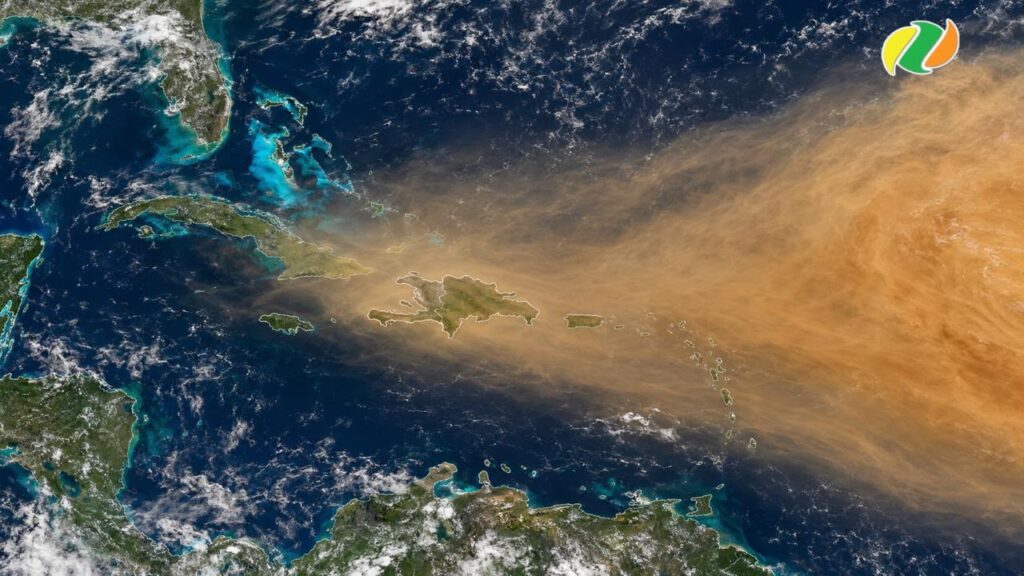 Indomet alerta polvo del sahara calor sofocante sensacion termica salud publica gran santo domingo hoy miercoles SDO