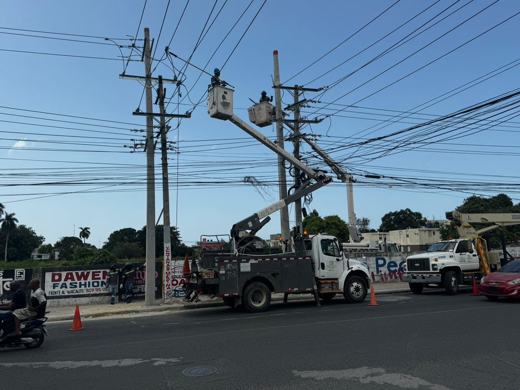 La Empresa Distribuidora de Electricidad del Este (EDEEste) ejecuta una intervención de fortalecimiento de la infraestructura eléctrica en la salida de los circuitos SPM1-01, SPM1-02, SPM1-03 y SPM1-04, como parte de las acciones preventivas que desarrolla la empresa para incrementar la confiabilidad y seguridad operativa de sus redes en San Pedro de Macorís.