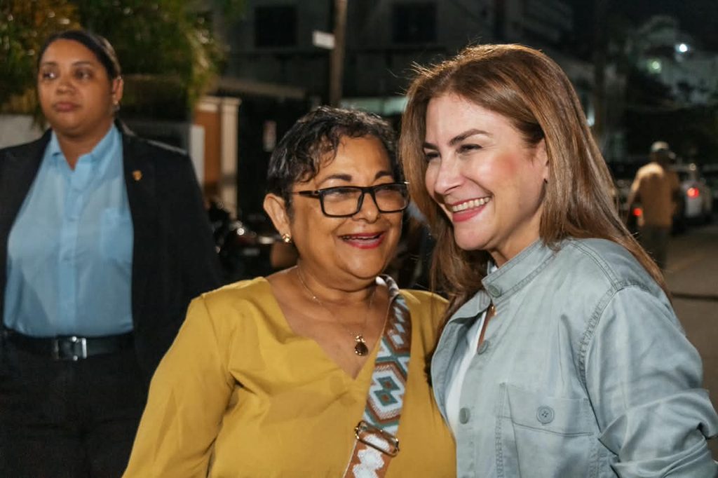 Carolina Mejía, alcaldesa del Distrito Nacional y aspirante a la Presidencia, fortaleció la seguridad en 20 sectores de los kilómetros de la avenida Independencia con la entrega de 598 luminarias LED instaladas en 77 calles.
